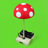 小扳手科普科技小制作蘑菇小台灯diy手工玩具 中小学拼装模型材料
