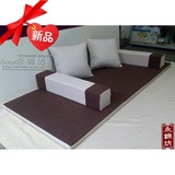 定做新中式古典罗汉床椰棕垫子 罗汉床五件套 飘窗垫 沙发垫 坐垫