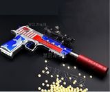 沙漠之鹰玩具枪软弹枪可发射子弹 塑料BB软弹儿童玩具手枪