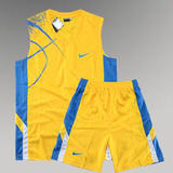 正品新款耐克NIKE球衣 篮球服 比赛训练服 运动套装衣 男装 黄色