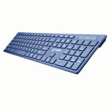 德意龙K902巧克力USB有线键盘 超薄电脑白色 台式笔记本外接键盘