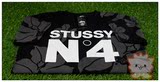 Stussy/潮牌3M反光男士黑白色休闲运动圆领个性短袖T恤美国正品