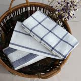 木工家 日式纯棉麻格子餐巾布 餐垫 拍摄道具 隔热桌垫西餐方巾布