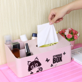 创意多功能纸巾盒餐巾抽纸盒家用客厅塑料面巾纸盒桌面纸筒包邮