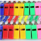 彩色塑料口哨 裁判口哨 哨子 助威 球迷 球赛用品 儿童吹奏玩具