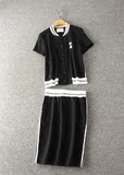 品牌单 女装2016秋季新款立领棒球服外套包臀半身裙两件套装C6418