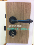 贝尔维帝铜锁 黑色门锁 仿古黑门锁 美式门锁 纯铜门锁 欧式门锁