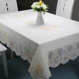 欧式田园餐桌布防水防油免水洗塑料桌布 PVC台布桌垫