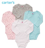 现货-美国Carter's卡特女宝宝长袖连体衣 爬服 多色 正品