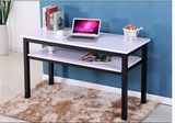 包邮电脑桌简约桌钢木桌书桌办公桌子简易书法桌写字桌双层桌