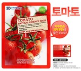韩国纯植物FOOD A HOLIC 3D西红柿美白淡斑补水保湿面膜贴