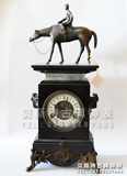钟表古典骑士钟|机械座钟|古典钟表装饰摆设|仿古老式仿古董钟