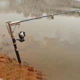 自动钓鱼竿鱼杆弹簧海竿海杆2.4米自弹式抛竿渔具鱼具 抛竿送鱼轮