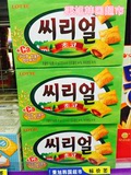 韩国进口儿童饼干 乐天儿童麦片巧克力夹心饼干45g 燕麦饼干