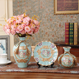 创意欧式摆件结婚礼物客厅装饰品 桌面家居摆设品玄关陶瓷工艺品