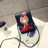 韩版竖款大屏迷你手机包斜挎包零钱包可爱小包包女包斜挎手机袋潮