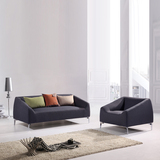 新款创意时尚布艺沙发现代个性单人三人样板房客厅小户型沙发组合