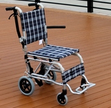 德国品质轻便折叠轮椅微型航太铝合金轮椅便携可上飞机火车