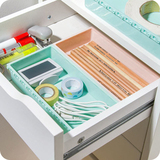 创意糖果色塑料抽屉整理格 DIY自由组合拼接桌面收纳盒厨房整理盒