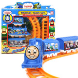 【天天特价】儿童生日礼物托马斯小火车头装仿真电动轨道赛车玩具