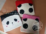独家四川成都旅游纪念品特产出国礼物熊猫珊瑚绒冬季加厚坐垫椅垫