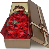 红玫瑰花礼盒鲜花速递同城杭州上海南京金华合肥宁波苏州送花生日