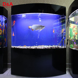 德克亚克力鱼缸水族箱中型屏风鞋柜免换水欧式生态热带鱼金鱼缸