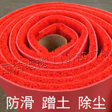 8A8防滑蹭土红地毯迎宾门口门垫加厚PVC地垫可剪裁丝圈卷材批发
