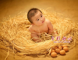 新款儿童摄影服装婚纱道具婴儿宝宝拍照稻草拍摄欧式欧美拉菲草