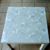 饰屋 pvc软玻璃防水油餐桌布桌垫 磨砂菊花隔热垫水晶板定做