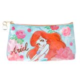 在途 日本Disney迪士尼美人鱼公主Ariel爱丽儿双面图案笔袋化妆包