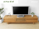 新款白橡木实木地柜电视柜抽屉柜客厅家具简约小户型定制
