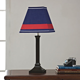 蓝拼布欧式时尚个性儿童台灯创意现代外贸卧室客厅床头灯角几灯