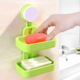 欧式肥皂盒强力无痕吸盘肥皂架创意沥水壁挂卫生间浴室香皂置物架