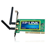 TP-LINK TL-WN851N 300M PCI无线网卡台式机内置网卡双天线接收器