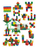 宝宝乐园积木 儿童早教益智力 塑料拼插片积木亲子幼儿园桌面玩具