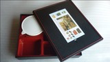 批发大号商务餐盒 日式便当盒  塑料饭盒 酒店餐厅专用木纹饭盒