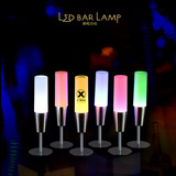 新款LED充电酒吧台灯 创意发光烛台灯 小夜灯 餐厅装饰桌灯包邮