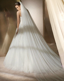佳妮坊 精品3米新娘韩式结婚头纱婚纱头纱定制头纱超长款5米SP66