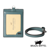 BRAUN BUFFEL 绅士系列压纹证件夹（蓝色）