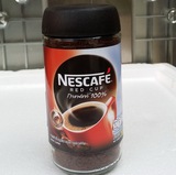 越南进口NESCAFE玻璃瓶装雀巢咖啡粉溶纯黑咖啡粉200g 精瓶装