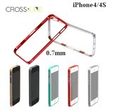 土豪金Cross-line iPhone5 5SE手机壳4s铝合金属边框纤薄套散热