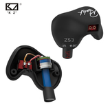 KZ ZS3耳机入耳式重低音耳挂通用线控带麦耳机耳塞运动跑步