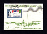 外国邮票 美国早期邮票 1966年第6届华盛顿国际集邮展小型张 信销