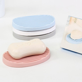 简约肥皂盒 可爱时尚硅胶卫浴肥皂架 创意沥水浴室香皂盘厨房皂碟