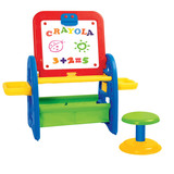 包邮多功能儿童画板益智写字板椅磁性学习绘画桌椅彩色玩具桌琳达