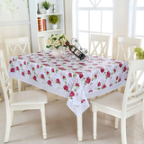 PVC桌布防水防油防烫圆桌正方形长方形蕾丝塑料客厅餐桌垫茶几垫