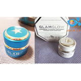 美国GlamGlow发光面膜蓝色罐50g保湿白罐34g清洁面膜15g小样 正品