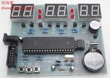 DS18B20+DS1302六位数字钟套件单片机电子时钟套件 DIY散件焊接
