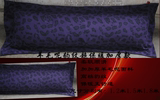 高品豹纹信封纯棉保暖枕套/双人枕头套/长枕套/枕头1.8米1.5米1.2